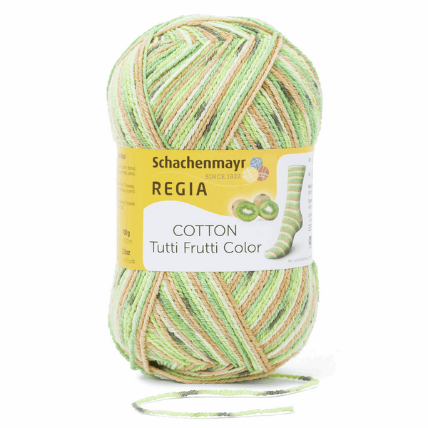 Regia Cotton Color Tutti Fruitti Sock Yarn - 100g